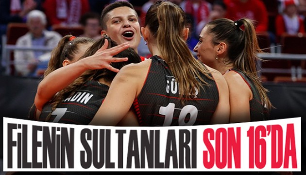 Türkiye A Milli Kadın Voleybol Takımı, Hırvatistan'ı 3-0 yendi