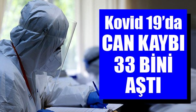 Sağlık Bakanlığı, Kovid 19'da son verileri açıkladı: Can kaybı 33 bini aştı