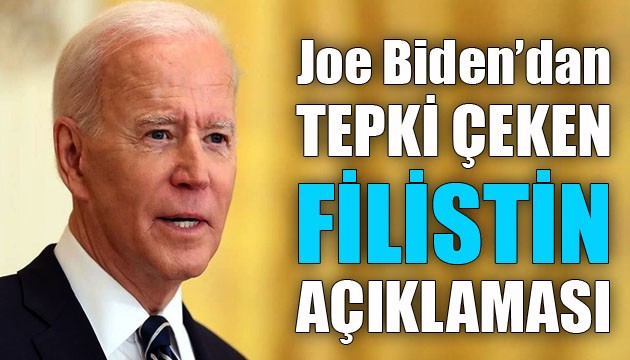 ABD Biden'dan tepki çeken Filistin açıklaması