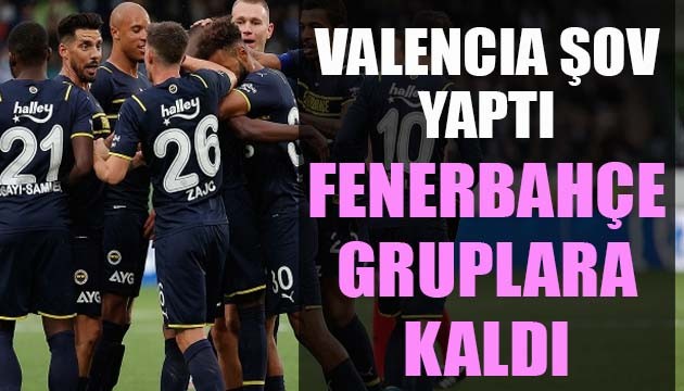 Fenerbahçe Avrupa Ligi'nde gruplara kaldı