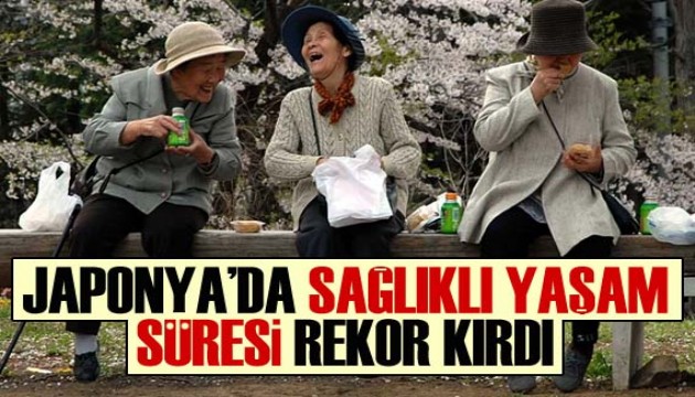 Japonya'da 'sağlıklı yaşam süresi' rekor kırdı