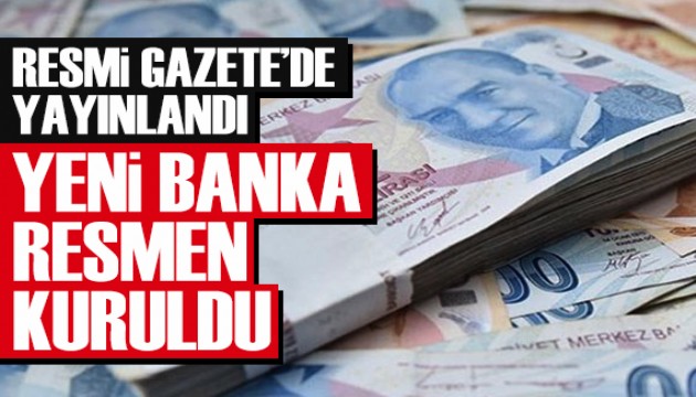 Destek Yatırım Bankası AŞ. resmen kuruldu!