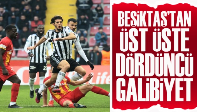 Beşiktaş'tan üst üste 4. galibiyet