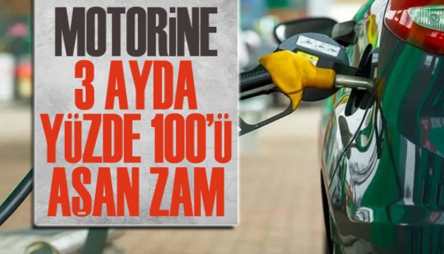 Motorine 3 ayda yüzde 100'ü aşan zam