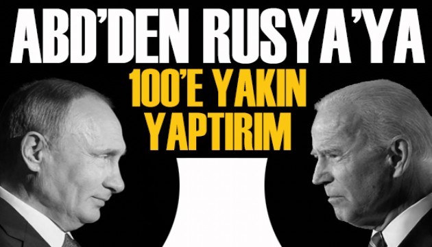 ABD'den Rusya'ya 100'e yakın yaptırım