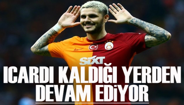 Galatasaray, Trabzonspor engelini Icardi'yle aştı!