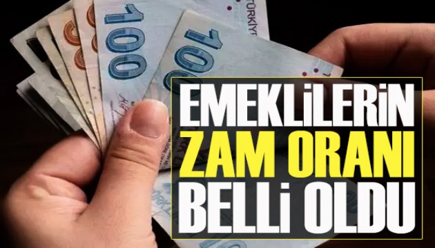 Emeklilerin zam oranı belli oldu