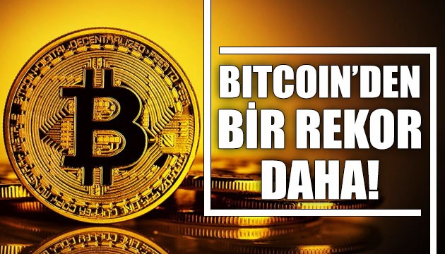 Bitcoin'den bir rekor daha!