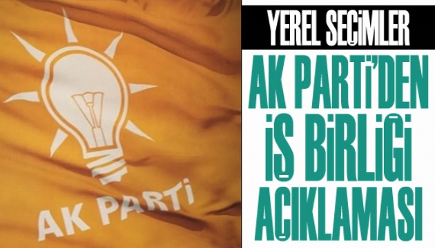 Yerel seçimler: AK Parti'den 