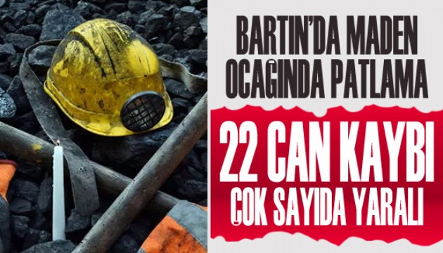 Amasra'da maden ocağında patlama