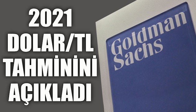 Goldman Sachs'tan 2021 için dolar/TL tahmini