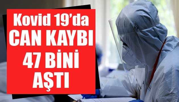 Sağlık Bakanlığı, Kovid 19'da son verileri açıkladı: Can kaybı 47 bini aştı