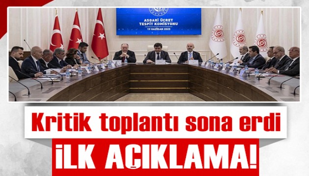 Toplantı sona erdi: TÜRK-İŞ'ten asgari ücret açıklaması!