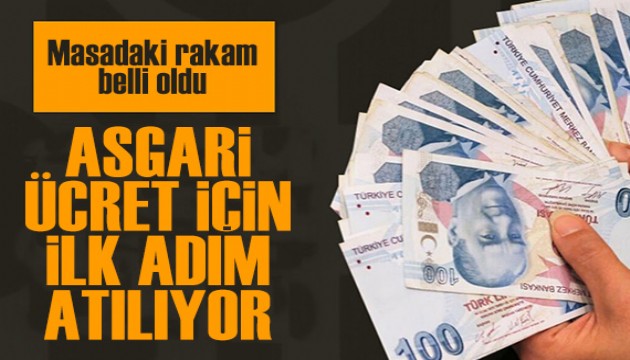 Asgari ücret için ilk adım atılıyor! İşte pazarlıkların başlayacağı rakam...