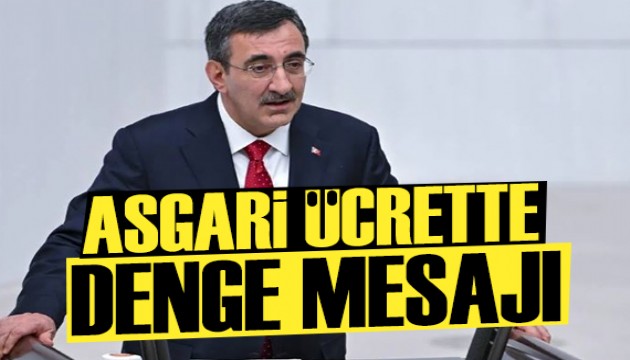 Cumhurbaşkanı Yardımcısı Yılmaz'dan asgari ücret mesajı