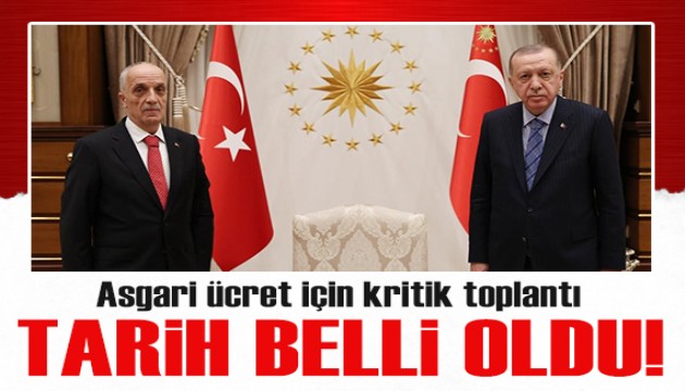 Erdoğan ile görüşen TÜRK-İŞ Başkanı Ergün Atalay'dan asgari ücret açıklaması: Tarih belli oldu!