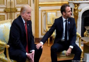 Trump'tan Macron'a yanıt