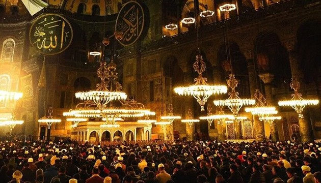 Erdoğan'dan Ayasofya paylaşımı