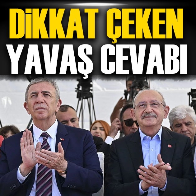 Kılıçdaroğlu'ndan Mansur Yavaş sorusuna dikkat çeken cevap