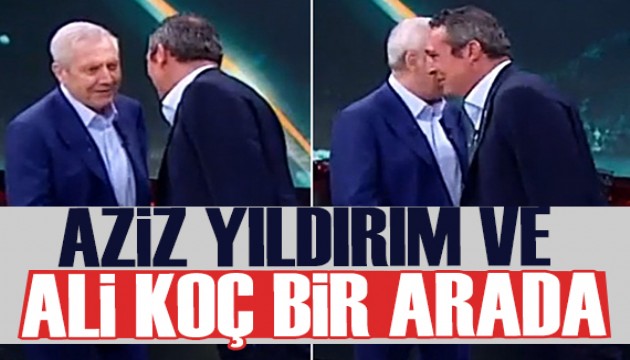 Tarihi buluşma: Aziz Yıldırım ve Ali Koç karşı karşıya