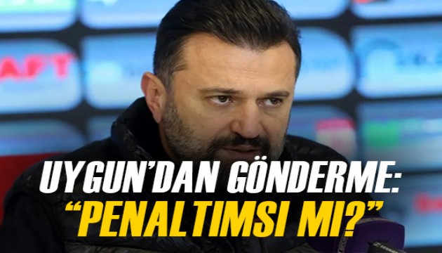 Bülent Uygun'dan flaş gönderme: 'Penaltımsı mı?'