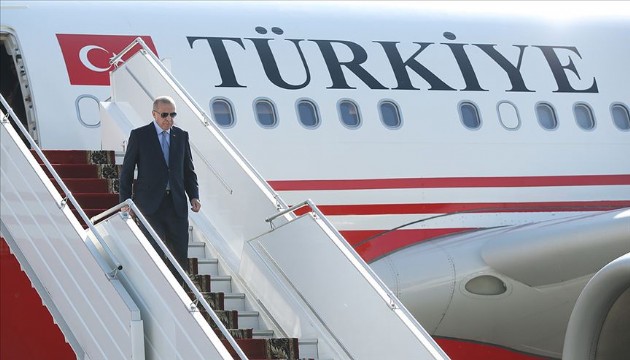 Cumhurbaşkanı Erdoğan Kazakistan'a gitti