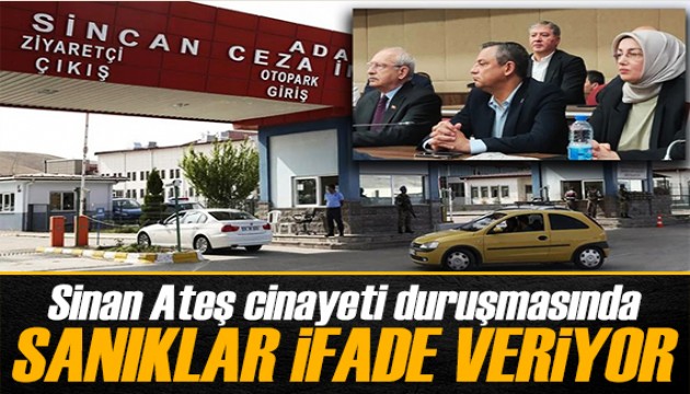 Sinan Ateş davası başladı: 4 genel başkanı davayı takip edecek