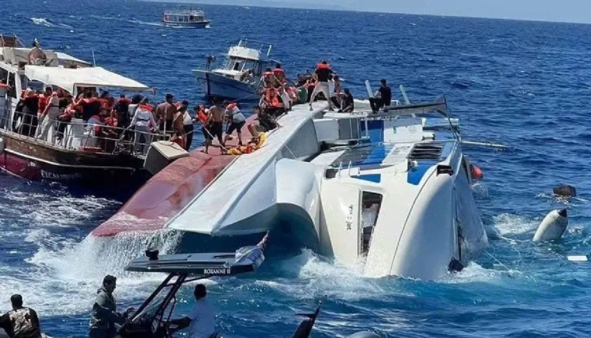 Girne'deki gemi enkazına Türk müdahalesi: TCG IŞIN bölgeye gönderildi