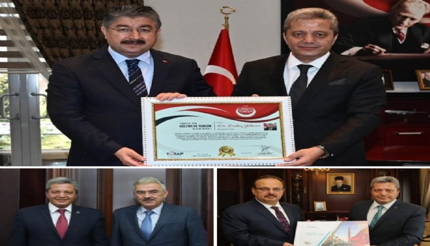 Eskişehir, Bursa ve Ankara valilerine TUTAP'tan anlamlı berat