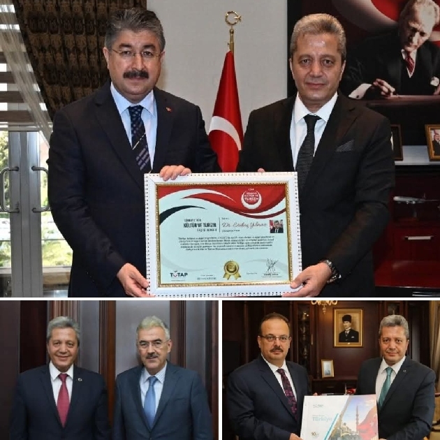 Eskişehir, Bursa ve Ankara valilerine TUTAP'tan anlamlı berat