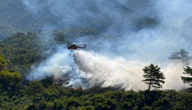 Antalya'da peş peşe orman yangını!