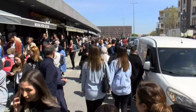 Pazarda 'Bomba var' diye bağıran şüpheliler gözaltında