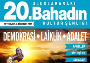 Bahadın 20. kez kültür şenliği düzenliyor