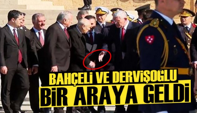 Bahçeli, Dervişoğlu ile bir araya geldi