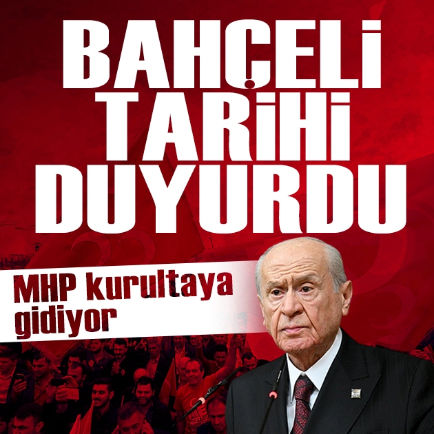 MHP kurultaya gidiyor: Bahçeli tarihi duyurdu