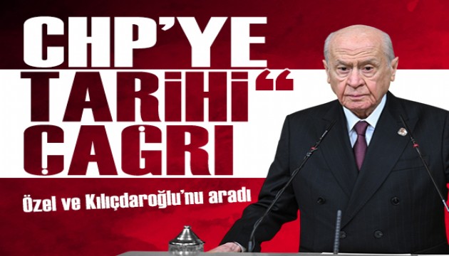 Bahçeli'den 