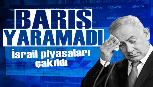 Barış yaramadı: İsrail piyasaları çakıldı