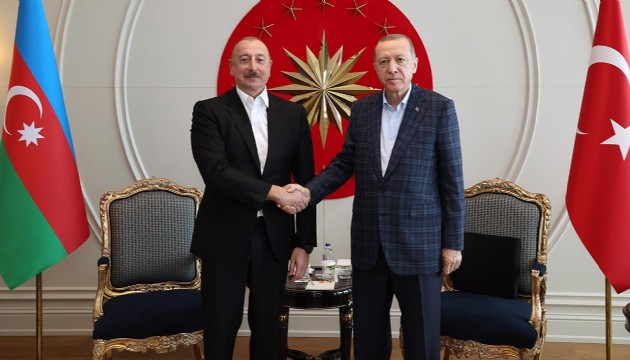 Erdoğan ile Aliyev arasında görüşme