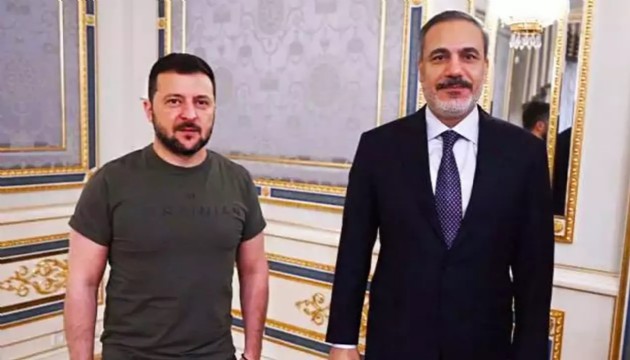 Bakan Fidan ve Zelenskiy bir araya geldi