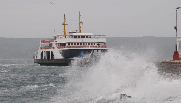 Deniz otobüsü seferleri iptal