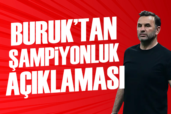 Okan Buruk'tan şampiyonluk açıklaması