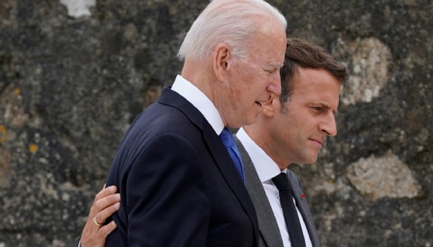 Biden ile Macron'dan kritik görüşme!