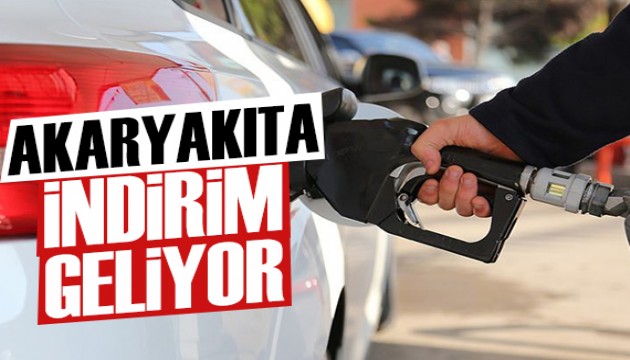 Benzine indirim geliyor
