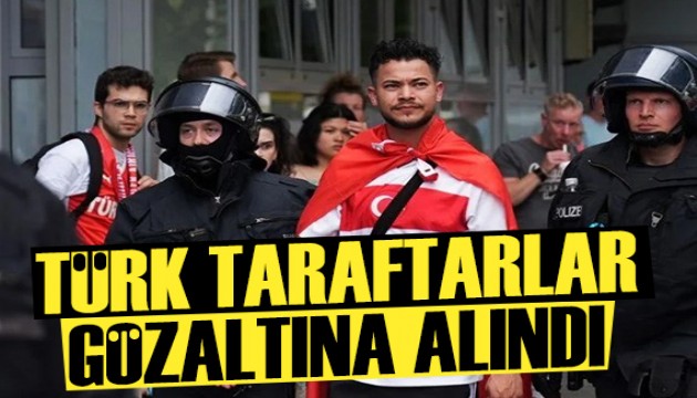 Berlin'de Türk taraftarlar gözaltına alındı