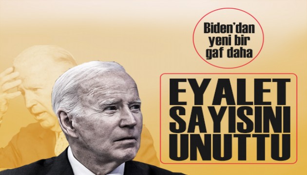 ABD Başkanı Biden'dan bu kez eyalet gafı!