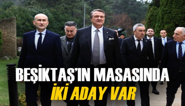 Beşiktaş'ta teknik direktörlük için 2 aday var...