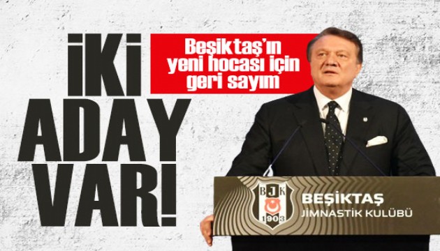 Beşiktaş'ta yeni hoca için geri sayım! İki aday belirlendi