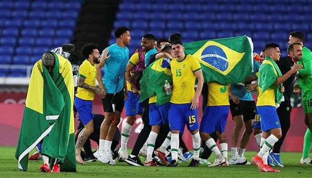 Futbolda olimpiyat şampiyonu Brezilya!