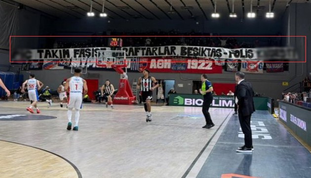 Beşiktaş maçında çirkin pankart: Kulüpten açıklama geldi