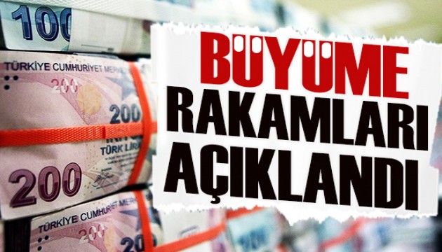 İlk çeyrekteki büyüme rakamları açıklandı